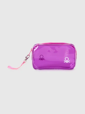 Benetton, Beauty Case In Pvc With Logo, Size: OS, Women United Colors of Benetton