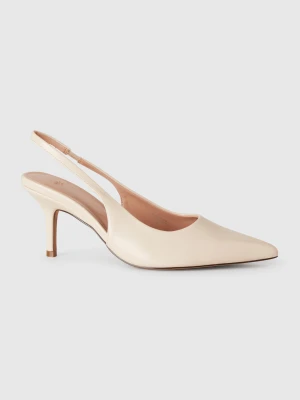 Benetton, Beige Pump With Heel, size 41, Beige, Women United Colors of Benetton