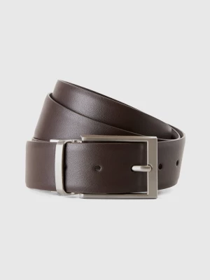 Benetton, Belt In Imitation Leather, size L, Brown, Men United Colors of Benetton