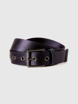Benetton, Belt With Eyelets, size S, Blue, Men United Colors of Benetton