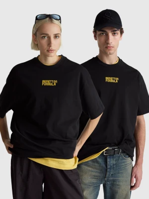 Benetton, Benetton Formula Short-sleeved T-shirt, Size: XL, Black, Women United Colors of Benetton