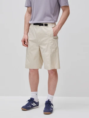 Benetton, Bermuda Shorts In Technical Fabric, Size: XS, Beige, Men United Colors of Benetton