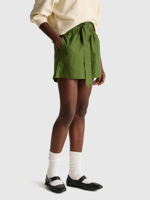 Benetton, Bermuda Shorts With Sash, Women United Colors of Benetton
