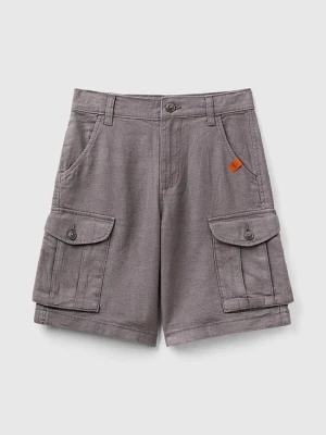 Benetton Bermudy w kolorze antracytowym rozmiar: 122