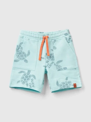 Benetton Bermudy w kolorze miętowym rozmiar: 82