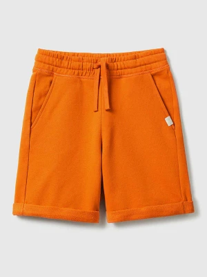 Benetton Bermudy w kolorze pomarańczowym rozmiar: 160