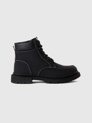 Zdjęcie produktu Benetton, Black Lace-up Boots, size 38, Black, Kids United Colors of Benetton