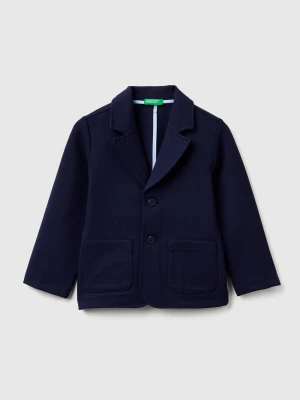 Benetton, Blazer In Viscose Blend, Size: 116, Dark Blue, Kids United Colors of Benetton