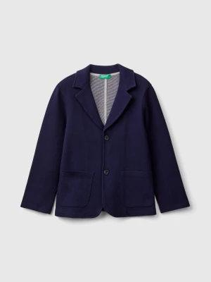 Benetton, Blazer With Pockets, size 3XL, Dark Blue, Kids United Colors of Benetton