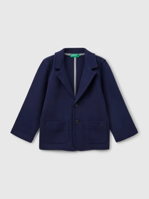 Benetton, Blazer With Relaxed Fit Pockets, size 116, Dark Blue, Kids United Colors of Benetton