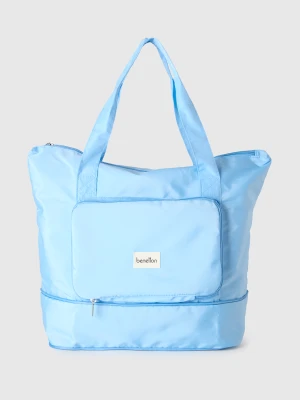 Benetton, Blue Resealable Bag, Size: OS, Light Blue, Women United Colors of Benetton