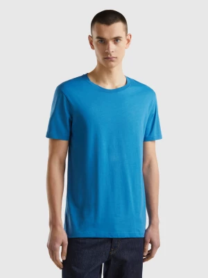 Benetton, Blue T-shirt, size XL, Blue, Men United Colors of Benetton