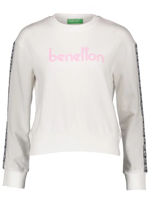 Benetton Bluza w kolorze białym rozmiar: M