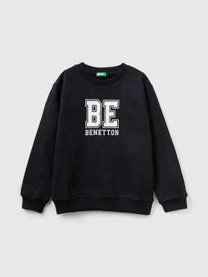 Benetton Bluza w kolorze czarno-białym rozmiar: 168