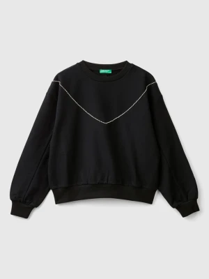 Benetton Bluza w kolorze czarnym rozmiar: 122