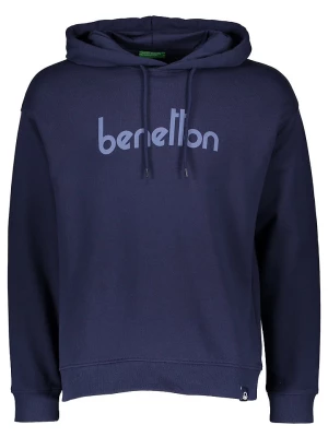 Benetton Bluza w kolorze granatowym rozmiar: L