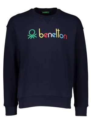 Benetton Bluza w kolorze granatowym rozmiar: S