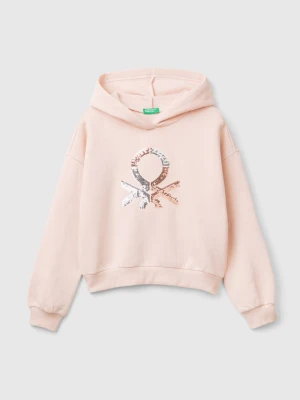 Benetton Bluza w kolorze jasnoróżowym rozmiar: 130