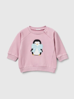 Benetton Bluza w kolorze jasnoróżowym rozmiar: 68