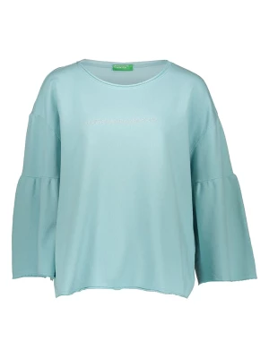 Benetton Bluza w kolorze miętowym rozmiar: M