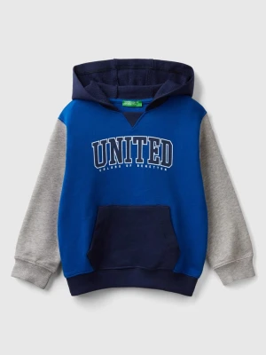 Benetton Bluza w kolorze niebiesko-szarym rozmiar: 90