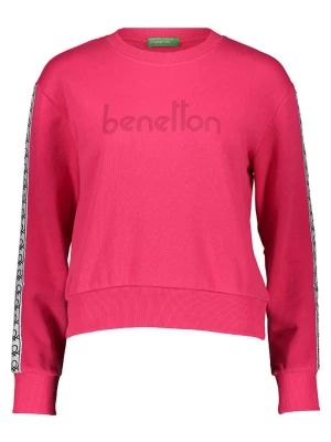 Benetton Bluza w kolorze różowym rozmiar: L