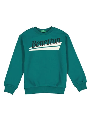 Benetton Bluza w kolorze zielonym rozmiar: 122
