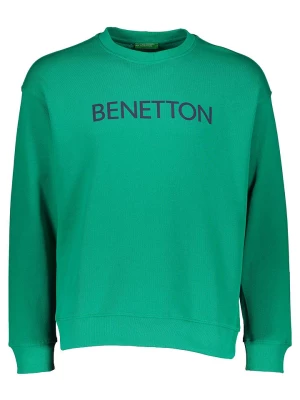 Benetton Bluza w kolorze zielonym rozmiar: L