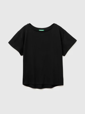 Zdjęcie produktu Benetton, Boat-neck T-shirt, Black, Women United Colors Of Benetton