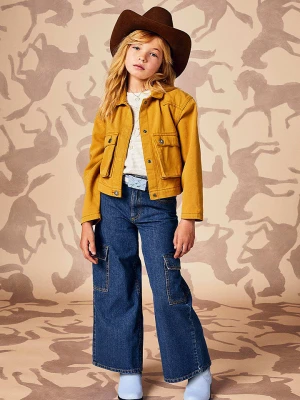 Benetton Bojówki dżinsowe - Comfort fit - w kolorze niebieskim rozmiar: 122