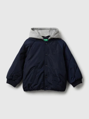 Benetton, Bomber Jacket With Detachable Hood, size 116, Dark Blue, Kids United Colors of Benetton