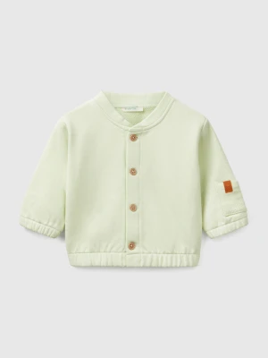 Benetton, Bomber-style Sweatshirt, size 82, Light Green, Kids United Colors of Benetton