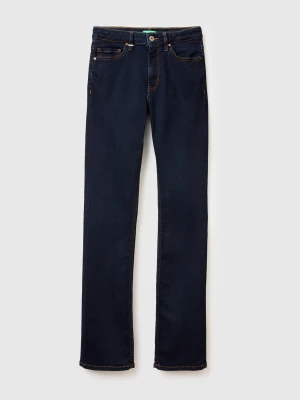 Benetton, Bootcut Jeans, Size: 34, Dark Blue, Women United Colors of Benetton