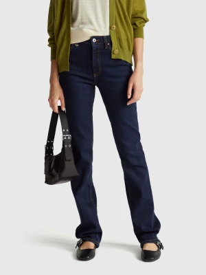 Benetton, Bootcut Jeans, Size: 34, Dark Blue, Women United Colors of Benetton