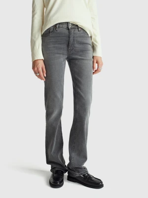 Benetton, Bootcut Jeans, Size: 34, Dark Gray, Women United Colors of Benetton