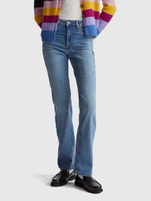 Benetton, Bootcut Jeans, Size: 34, Light Blue, Women United Colors of Benetton