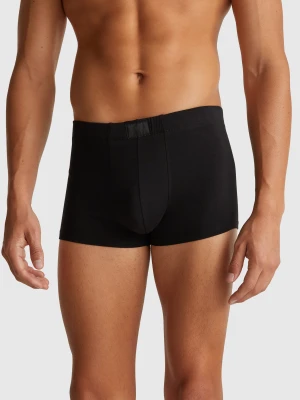 Benetton, Boxers In Cotton Blend, Size: XL, Black, Men United Colors of Benetton