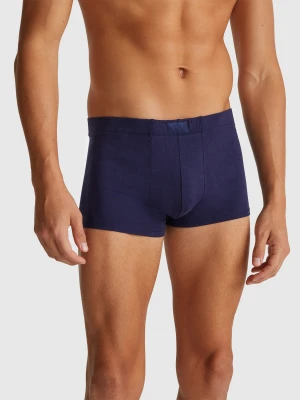 Benetton, Boxers In Cotton Blend, Size: XL, Dark Blue, Men United Colors of Benetton