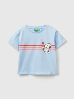 Benetton, Boxy Fit ©peanuts T-shirt, size 104, Sky Blue, Kids United Colors of Benetton