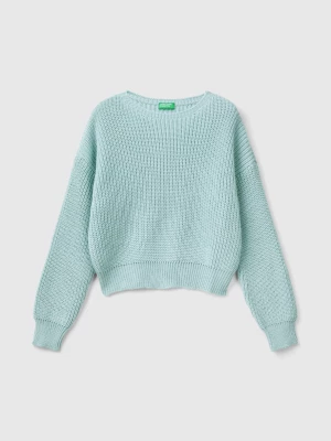 Benetton, Boxy Fit Sweater, size XL, Aqua, Kids United Colors of Benetton