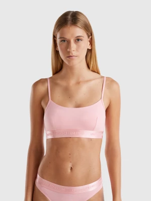 Benetton, Bra In Organic Stretch Cotton, size 1°, Pink, Women United Colors of Benetton