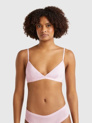 Benetton, Bra In Super Stretch Cotton, size 1°, Lilac, Women United Colors of Benetton
