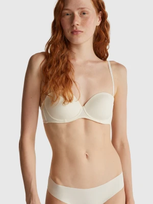 Benetton, Bra With Removable Straps, Creamy White, Women United Colors of Benetton