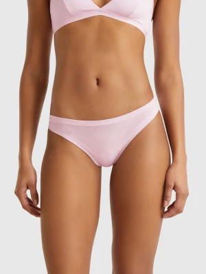 Benetton, Brazilian Underwear In Super Stretch Organic Cotton, size OS, Lilac, Women United Colors of Benetton