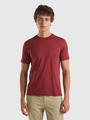 Benetton, Burgundy T-shirt, size L, Burgundy, Men United Colors of Benetton