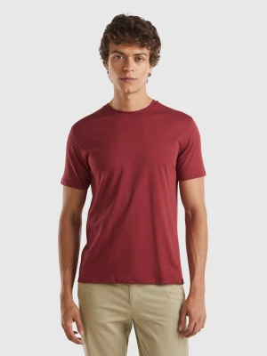 Benetton, Burgundy T-shirt, size L, Burgundy, Men United Colors of Benetton