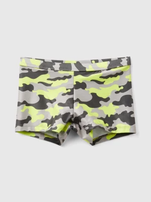 Benetton, Camouflage Swim Trunks, size 90, Multi-color, Kids United Colors of Benetton