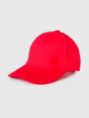 Benetton, Canvas Baseball Cap, Size: 104, Red, Kids United Colors of Benetton