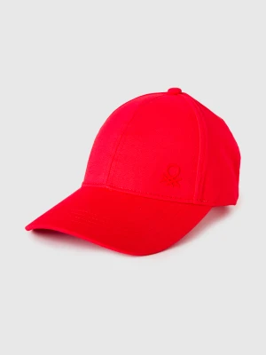 Benetton, Canvas Baseball Hat, Size: S, Red, Kids United Colors of Benetton