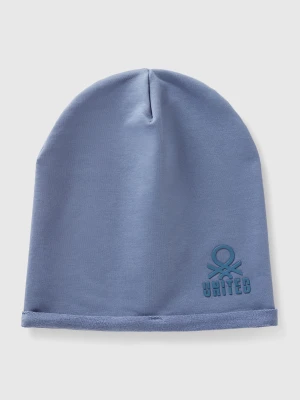 Benetton, Cap In Stretch Cotton, size S, Light Blue, Kids United Colors of Benetton